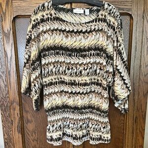 Chico's Multicolor Patterned Blouse